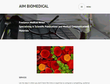 Tablet Screenshot of aimbiomedical.com